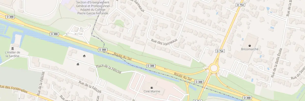 Plan du 22 Rue des vanneaux au Fenouiller