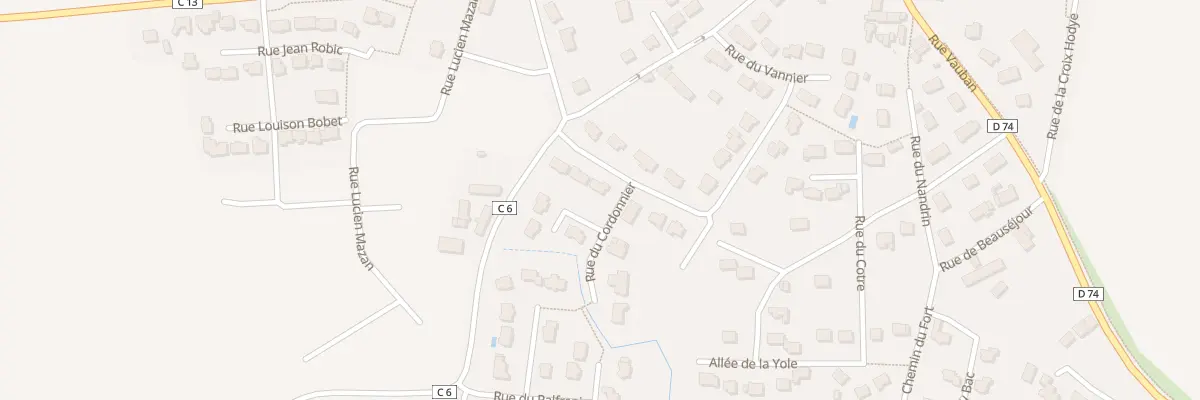 Plan du 7 Rue des Calfats à Saint-Père-Marc-en-Poulet
