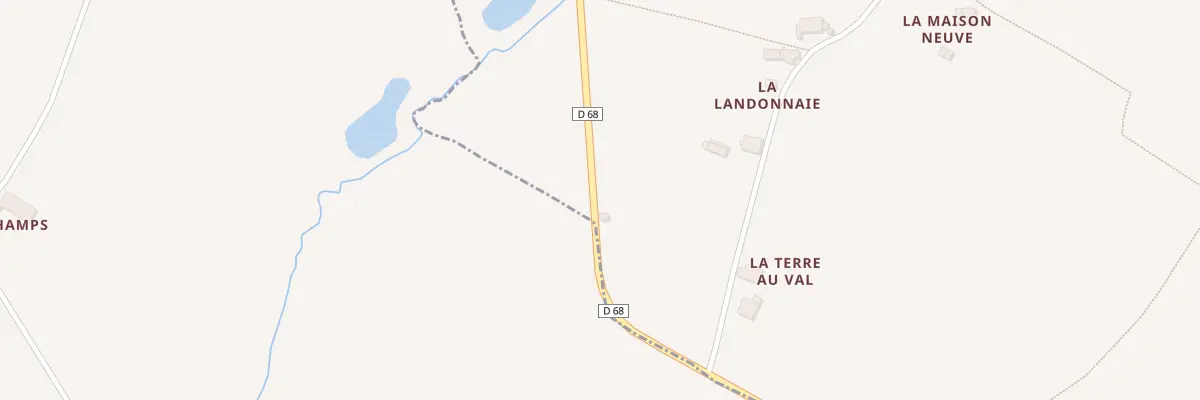 Plan du 11 La Landonnaie à Miniac-sous-Bécherel