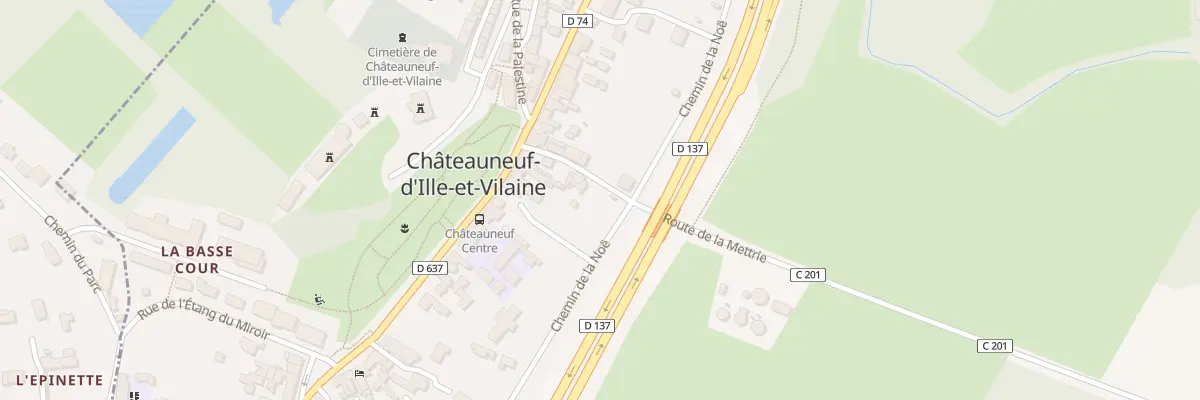 Plan du 19 Che de la Noe à Châteauneuf-d’Ille-et-Vilaine