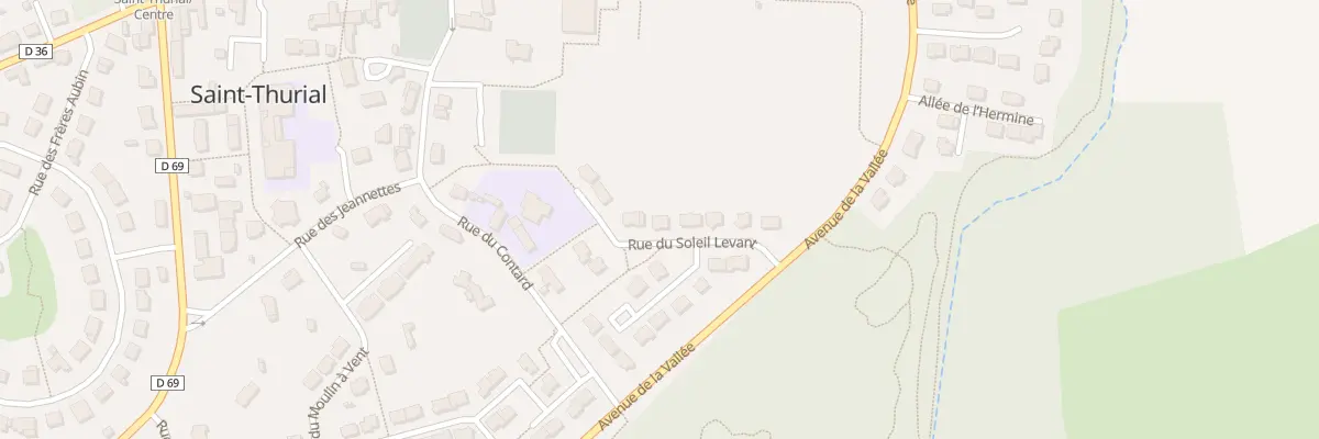 Plan du 10 Rue du Soleil Levant à Saint-Thurial