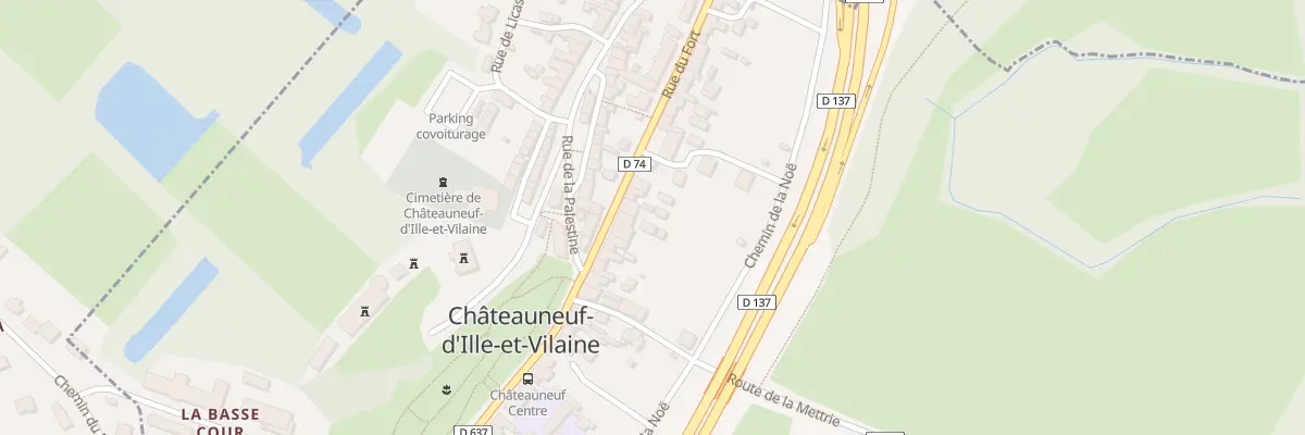 Plan du 39 Rue du Fort à Châteauneuf-d’Ille-et-Vilaine