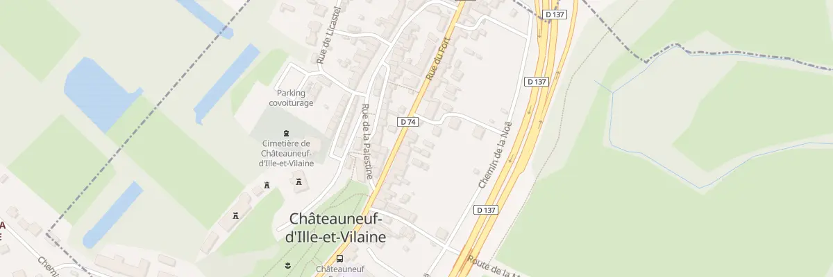 Plan du 35 Rue du Fort à Châteauneuf-d’Ille-et-Vilaine