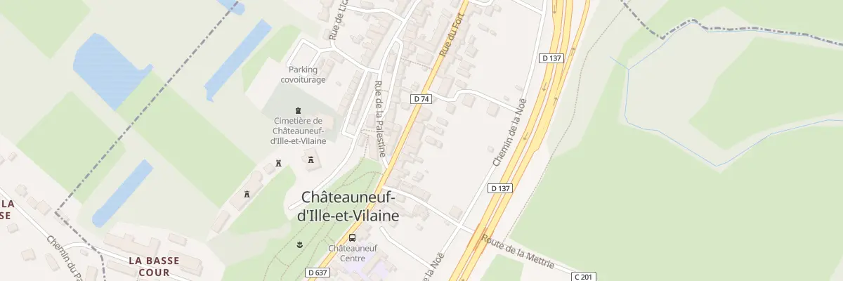 Plan du 41 Rue du Fort à Châteauneuf-d’Ille-et-Vilaine