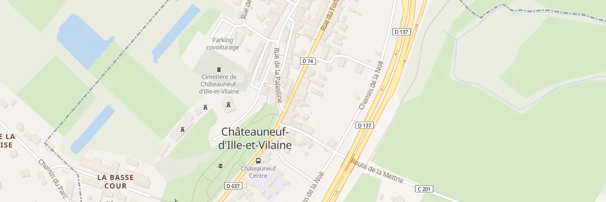Plan du 45 Rue du Fort à Châteauneuf-d’Ille-et-Vilaine