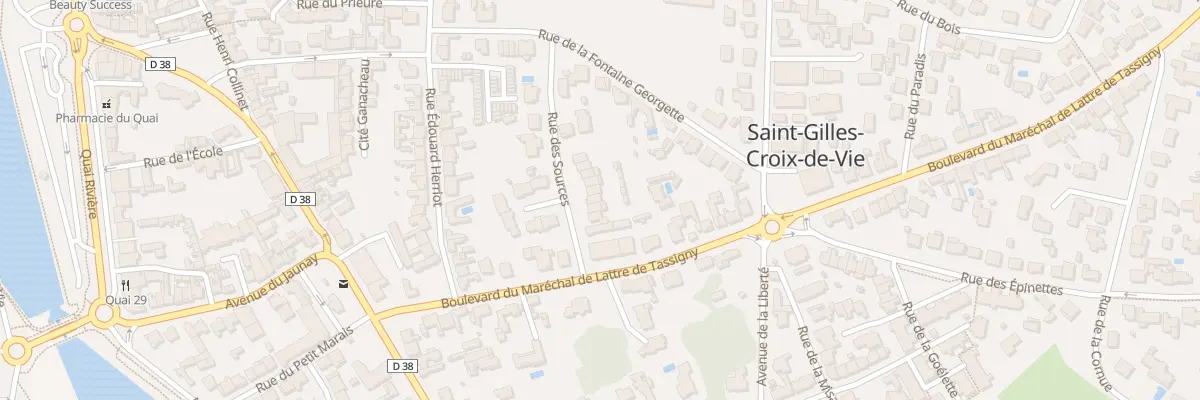 Plan du 19 Rue des sources à Saint-Gilles-Croix-de-Vie