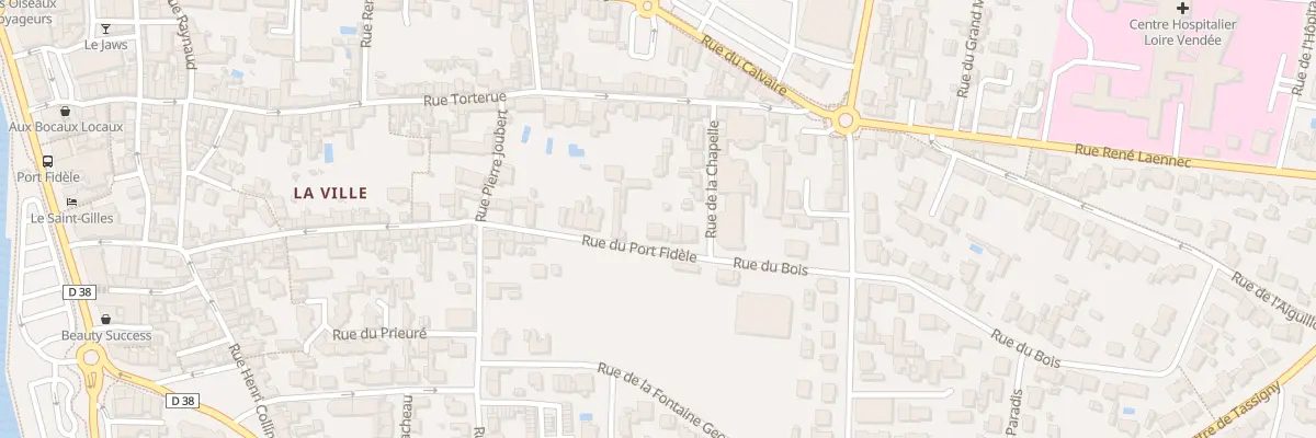 Plan du 6 Rue du port fidèle à Saint-Gilles-Croix-de-Vie