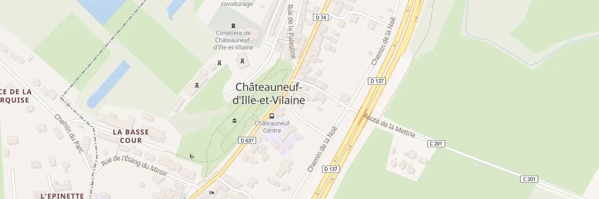 Plan du 5 Rue du Pavé Saint-charles à Châteauneuf-d’Ille-et-Vilaine