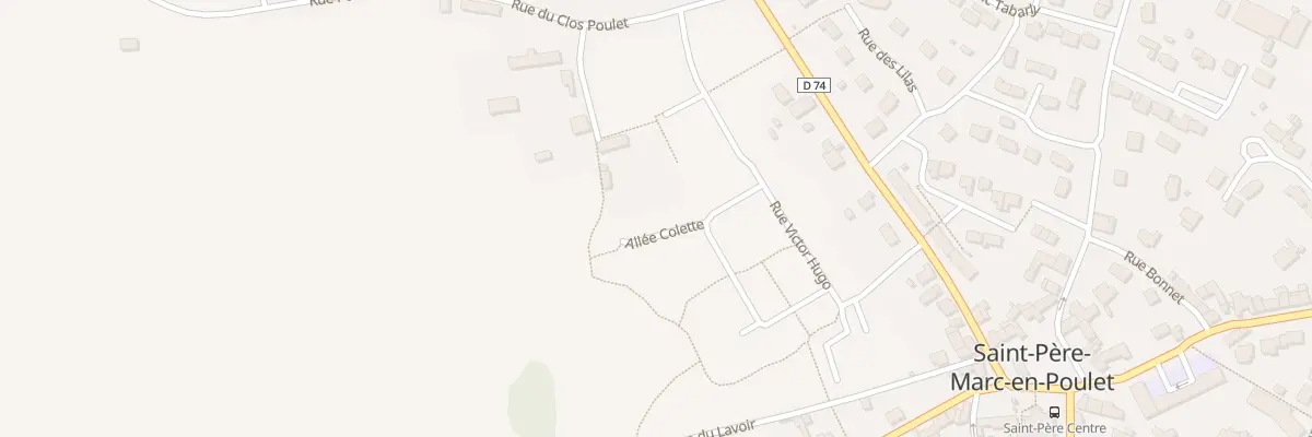Plan du 3 All Colette à Saint-Père-Marc-en-Poulet