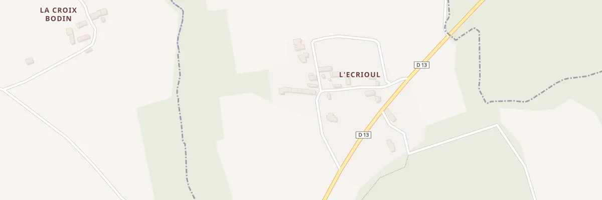 Plan du 3 A l’Ecrioul à Saint-Thual