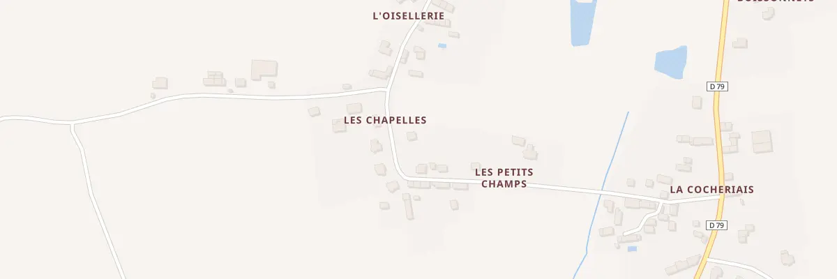 Plan du 5341 Les Chapelles à Plesder