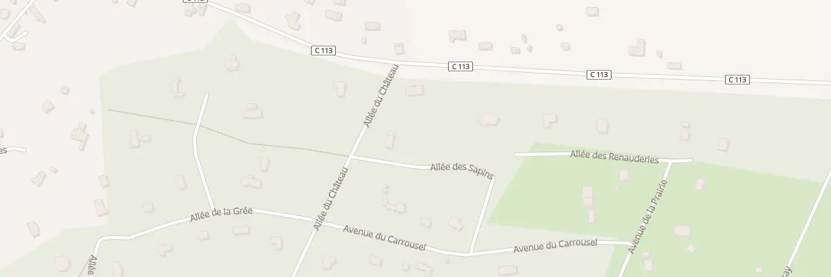 Plan du 18 All du Chateau Dom de Carheil à Plessé