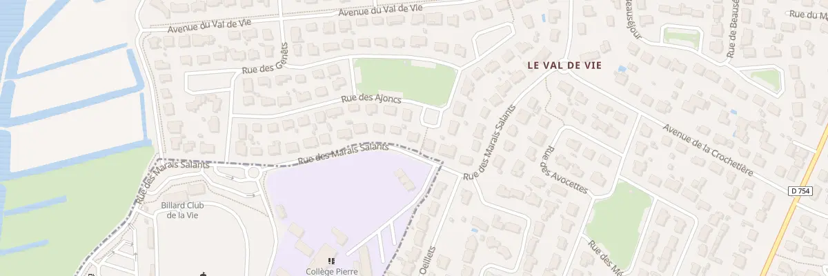Plan du 22 Rue des marais salants au Fenouiller