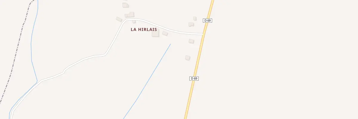 Plan du 1 La Hirlais à La Chapelle-Bouëxic