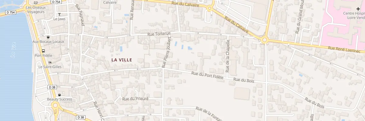 Plan du 20 Rue du port fidèle à Saint-Gilles-Croix-de-Vie