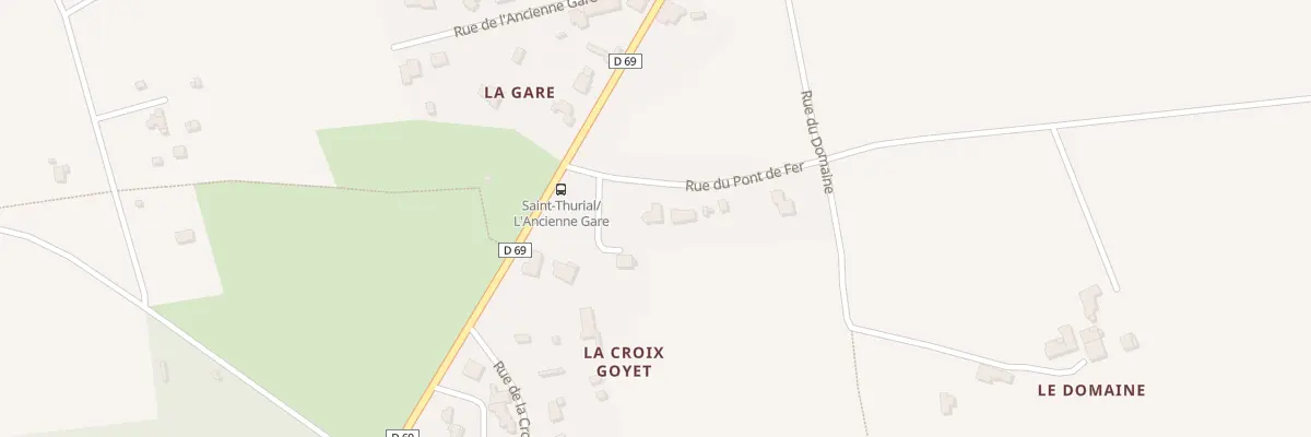 Plan du 6 Rue du Pont de Fer à Saint-Thurial