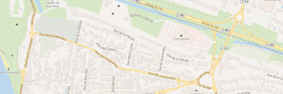 Plan du 22 Rue de la félicité à Saint-Gilles-Croix-de-Vie