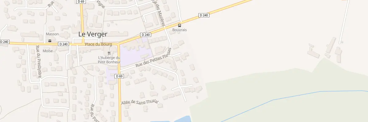 Plan du 14 Rue des Petites Plesses au Verger