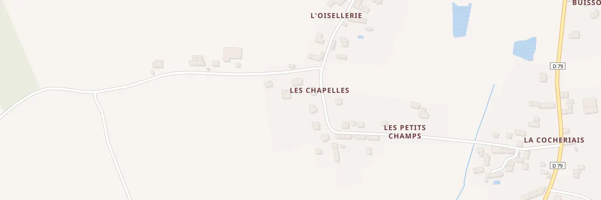 Plan du 2 Les Chapelles à Plesder