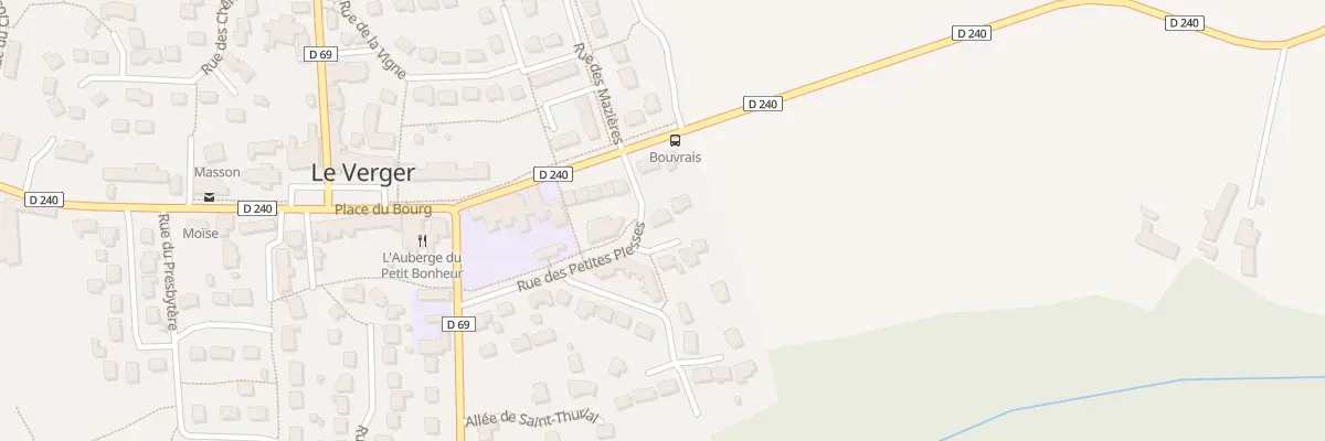 Plan du 16 Rue des Petites Plesses au Verger