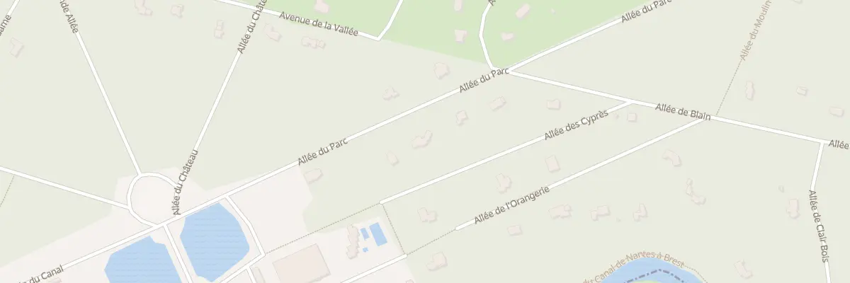 Plan du 6 All du Parc Dom de Carheil à Plessé