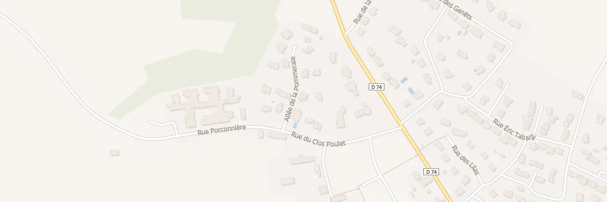 Plan du 4 All de la Pommeraie à Saint-Père-Marc-en-Poulet