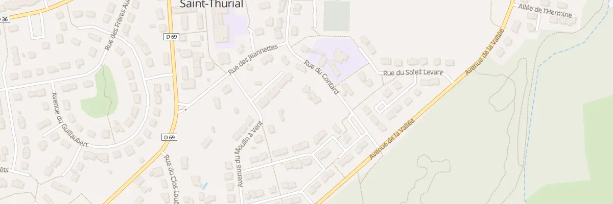 Plan du 12 Rue du Contard à Saint-Thurial