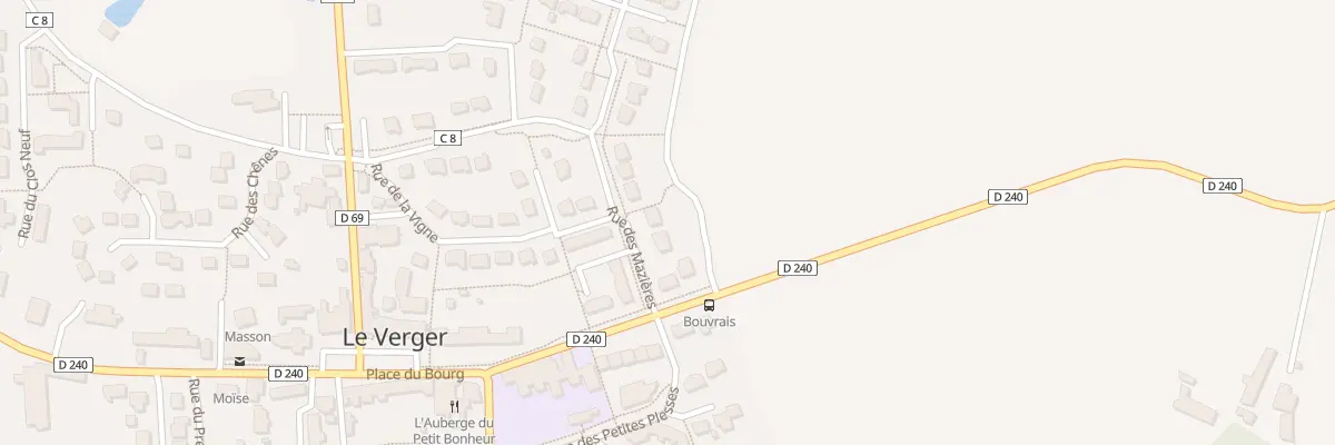 Plan du 3 Rue des Mazières au Verger