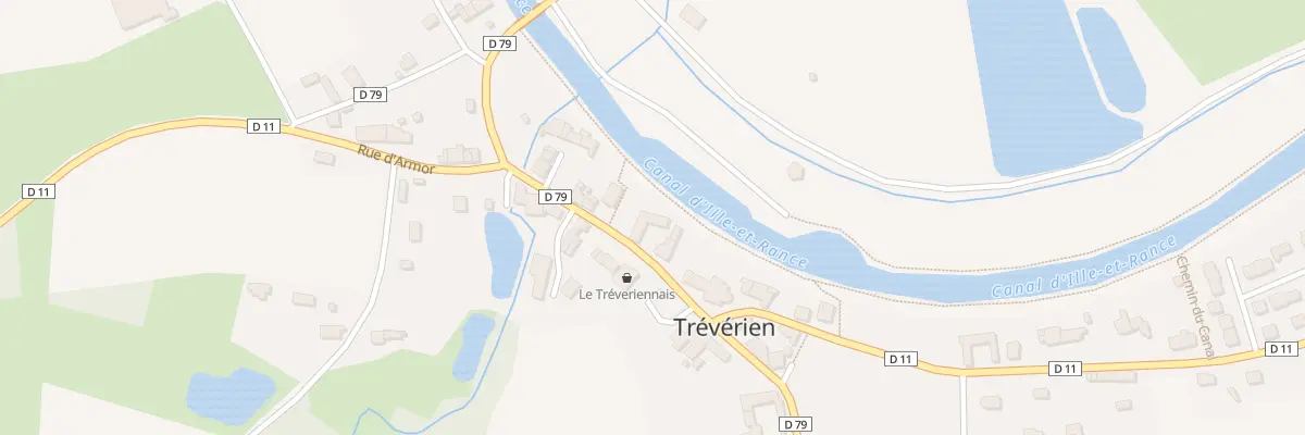 Plan du 6 Rue de la Forge à Trévérien