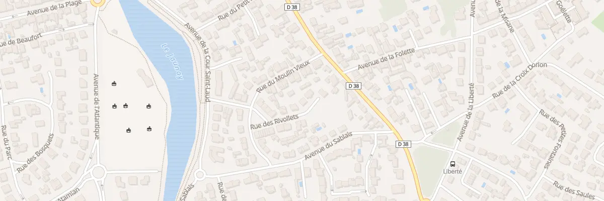 Plan du 13 Rue des rivollets à Saint-Gilles-Croix-de-Vie