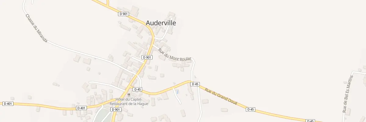 Plan du 14 Rue du Mont Roulet Auderville à La Hague