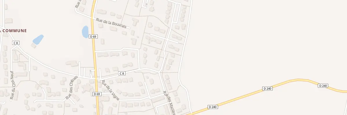 Plan du 15 Rue des Mazières au Verger