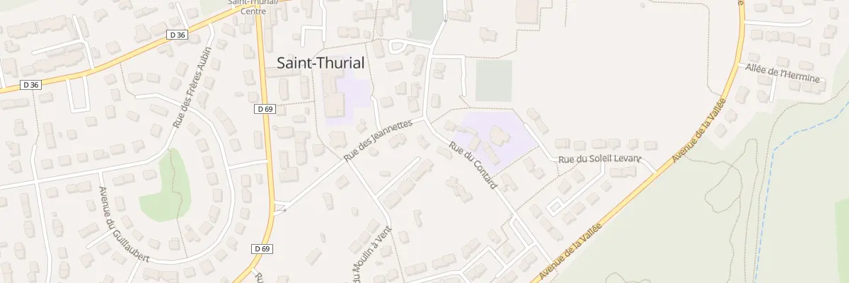 Plan du 8 Rue du Contard à Saint-Thurial