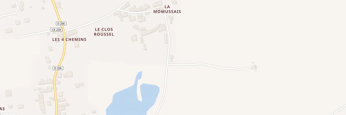 Plan du 5345 La Haute Mamussais à La Chapelle-de-Brain