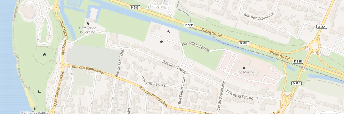 Plan du 21 Rue de la félicité à Saint-Gilles-Croix-de-Vie