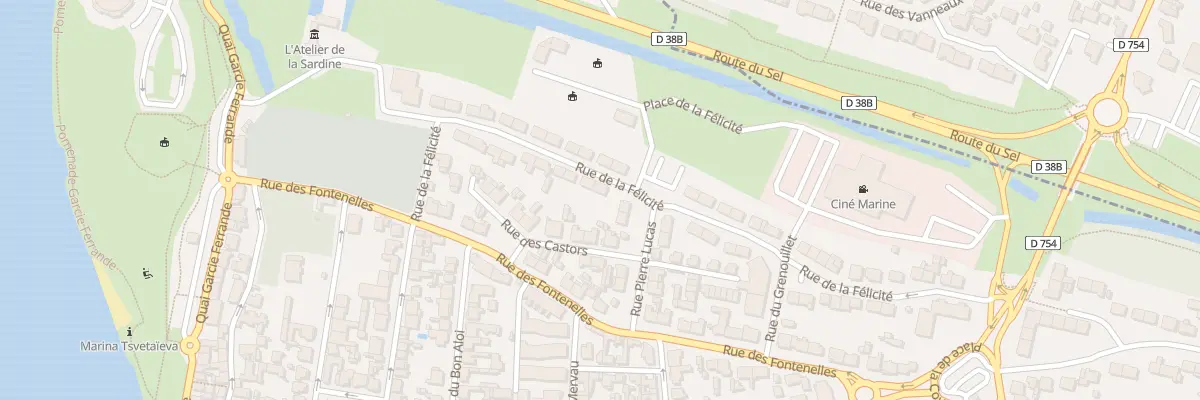 Plan du 20 Rue de la félicité à Saint-Gilles-Croix-de-Vie