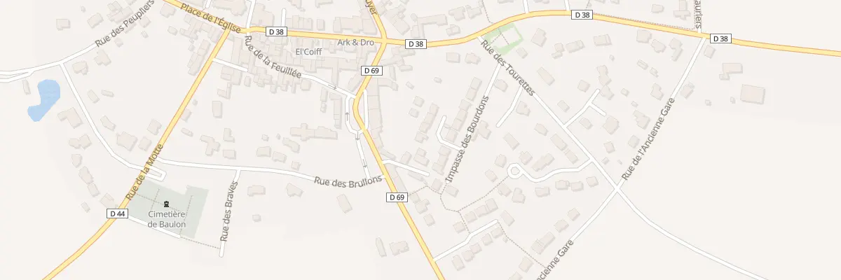 Plan du 20 Imp des Bourdons à Baulon