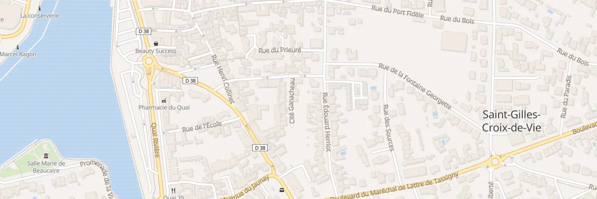 Plan du 16B Rue du Huit Mai à Saint-Gilles-Croix-de-Vie