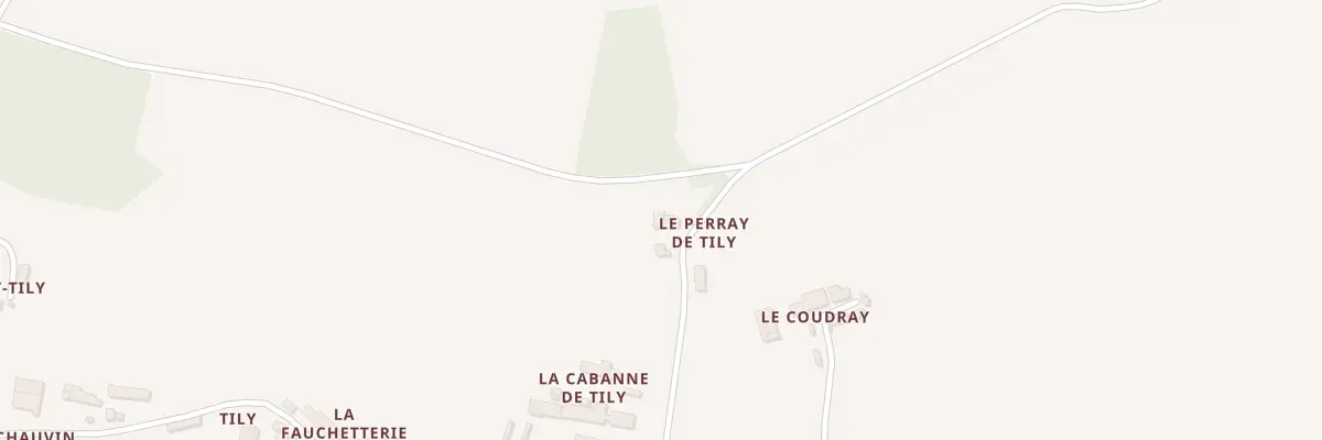 Plan du 1 Le Perray de Tily à Avessac