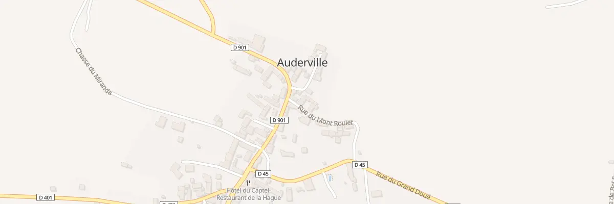 Plan du 3 Rue du Mont Roulet Auderville à La Hague