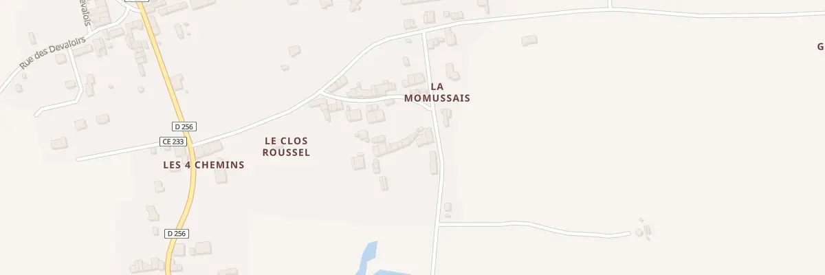 Plan du 5340 La Basse Mamussais à La Chapelle-de-Brain