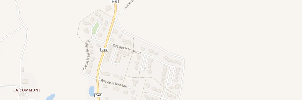 Plan du 16 Rue des Primevères au Verger