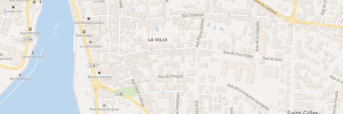Plan du 29T Rue du port fidèle à Saint-Gilles-Croix-de-Vie