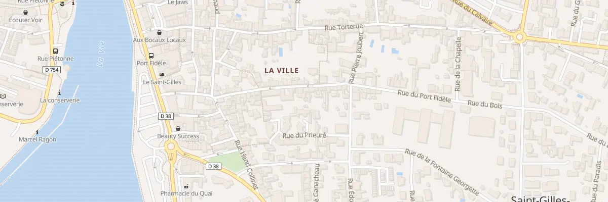 Plan du 29B Rue du port fidèle à Saint-Gilles-Croix-de-Vie