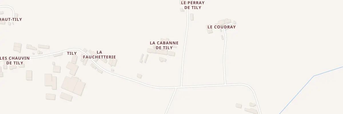Plan du 5 La Cabanne de Tily à Avessac