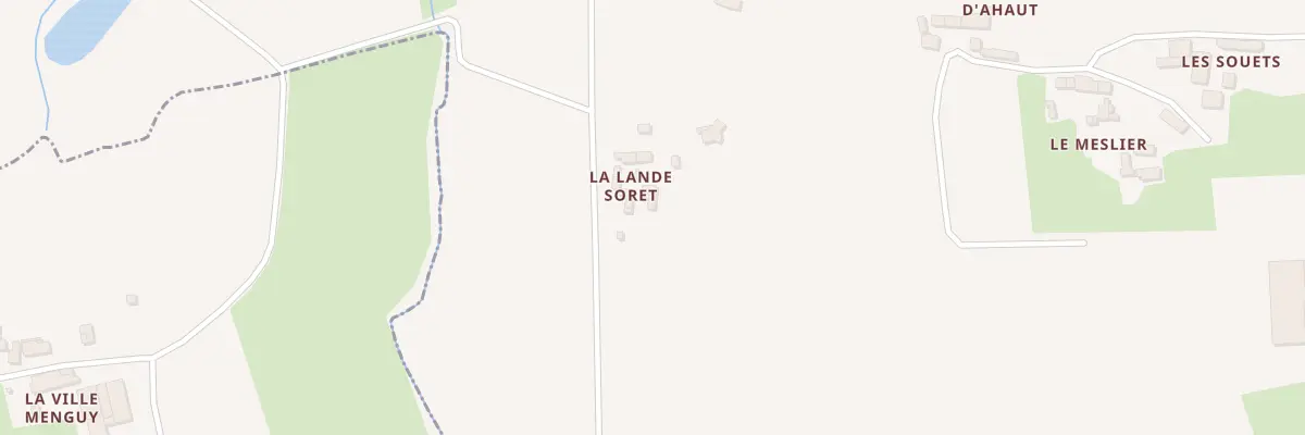 Plan du 5152 Lande Soret à Trévérien