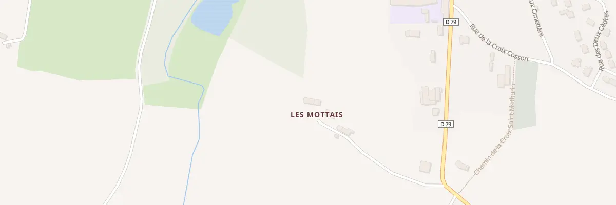 Plan du 5171 Les Mottais à Trévérien