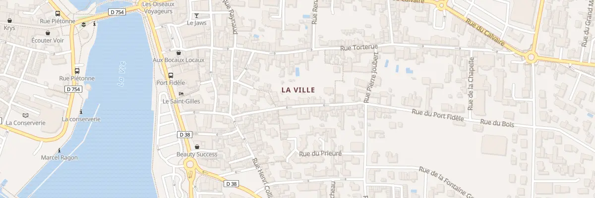 Plan du 54 Rue du port fidèle à Saint-Gilles-Croix-de-Vie