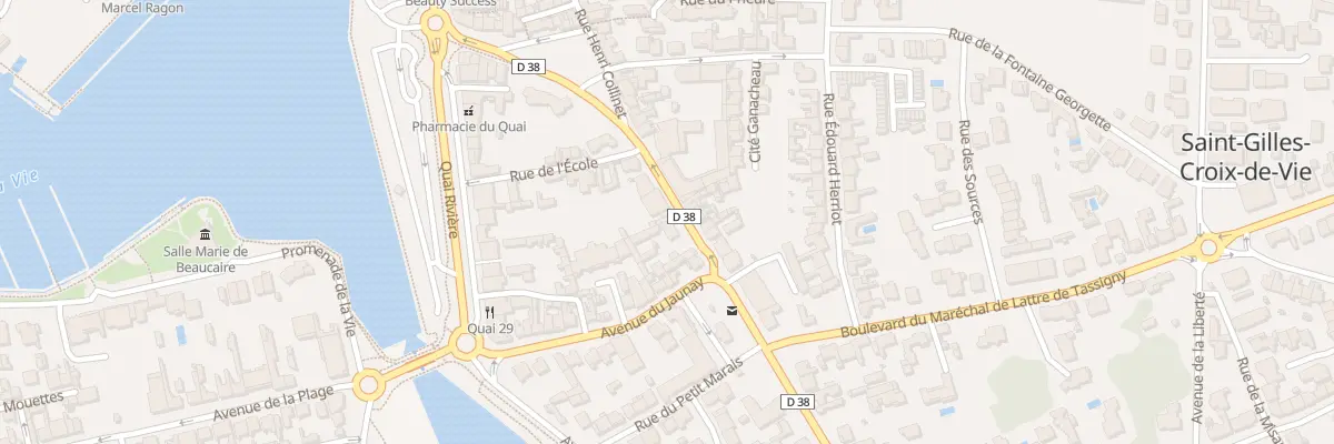 Plan du 25B Rue du Mal Leclerc à Saint-Gilles-Croix-de-Vie