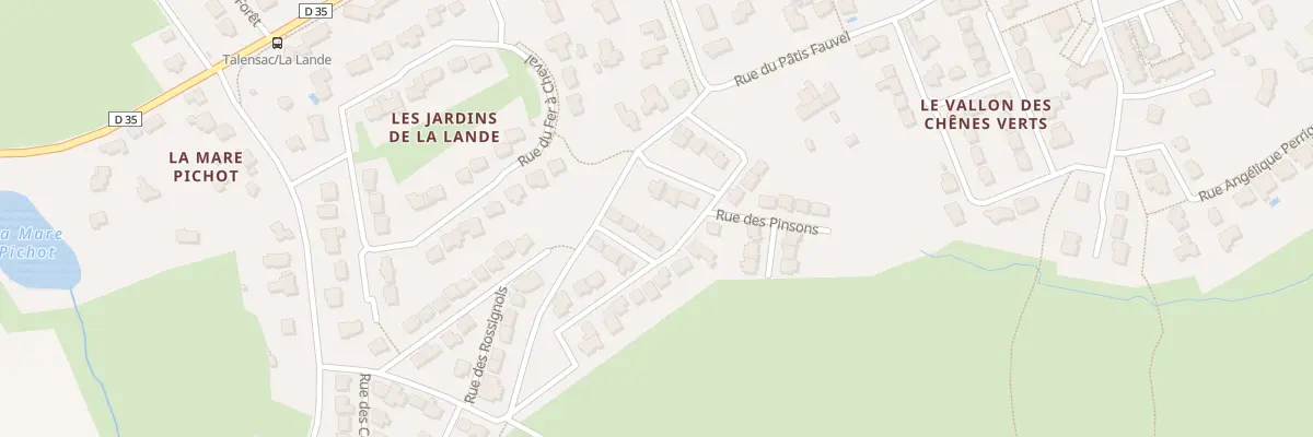 Plan du 4 Rue des Hirondelles à Talensac